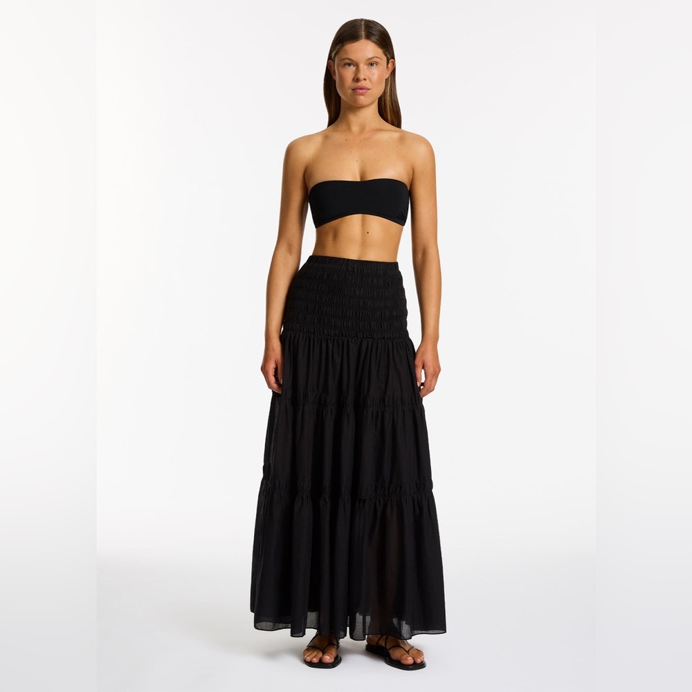 JETS Australia Pantera Shirred Skirt/Dress black Size medium